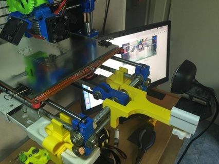 prusa i3 webcam support octoprint camera rework timelapse 3d printer accessories 3d print model - Mito3D