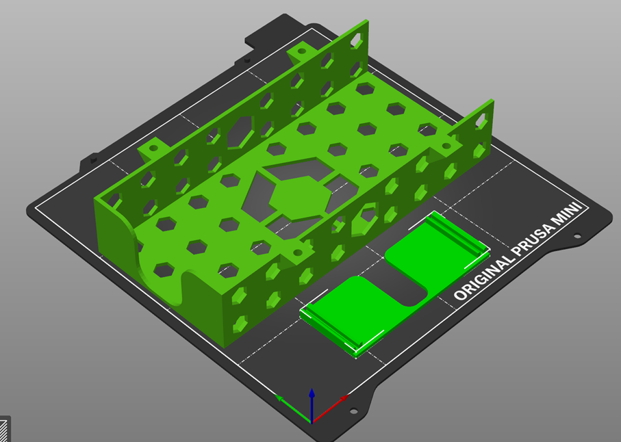 Prusa mini + psu destek trafo muhafaza Kutu şarj cihazı 3D print model - Mito3D