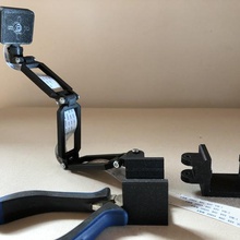 prusa mini raspberry pi 3b-videocamera - con clip di fissaggio vari montaggio videocamera 3d print model - Mito3D