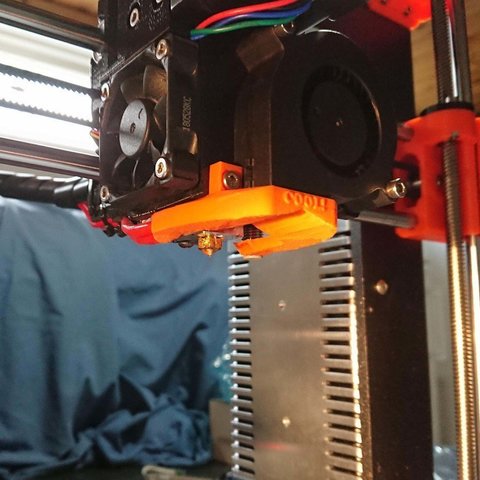 prusa mk3 cooling duct view tool 3d printer accessories i3 fan 3D print model - Mito3D