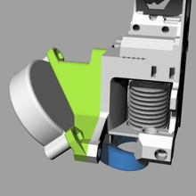 prusa mk3 condotto della ventola comprende il doppio adattatore di montaggio strumento Stampante 3d parti i3 3d print model - Mito3D