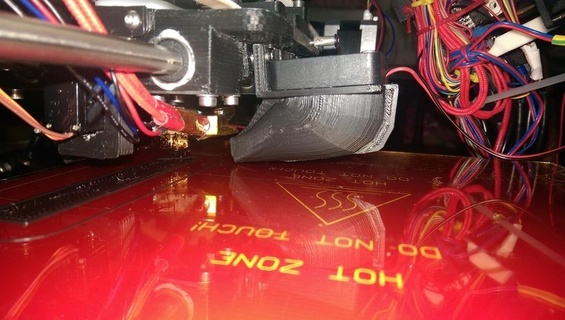 prusa parts endstop fan mount light i2 z 3d printer 3d print model - Mito3D