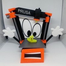prusa printer - desk mate game josefprusa model toy ornament cute adorable smile happy friend buddy mk3 3d print model - Mito3D