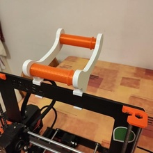 prusa reel holder gadget rolling stand 3d print model - Mito3D