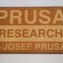 prusa research logo art 2d printer 3d printing 3d print model - Mito3D