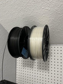 prusa bobine titulaire soutien monter filament dernier mètre facile impression DIY faible poly mur art tomber décor 3d print model - Mito3D