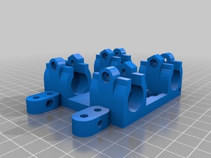 prusa x carriage slim quick change 3d printer parts 3d print model - Mito3D