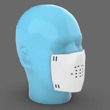 pryofa droplet-Maske tool covid19 Maske 3d print model - Mito3D