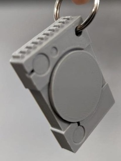 ps1 anahtarlık oyun istasyonu retro hediye anahtar 3d print model - Mito3D