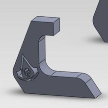ps4 assassin's creed stand jeu de soutien pieds les jambes console jeux vidéo 3d print model - Mito3D
