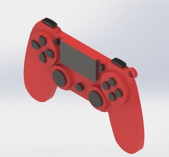 ps4 controle chaveiro playstation 4 vídeo jogos xbox chave argolas comando 3d print model - Mito3D