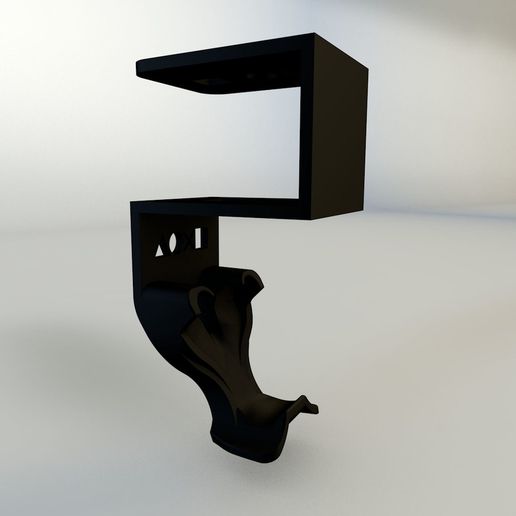 ps4 Regler Schreibtisch montieren Gadget Ikea malm Mauer Video Spiele 3D print model - Mito3D