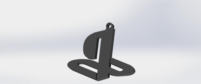 ps4 Schlüssel Ring waschen Video Spiele xbox Playstation Logo 4 3d print model - Mito3D
