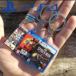 ps4 ps5 ps3 keychain game key rings 3d print model - Mito3D