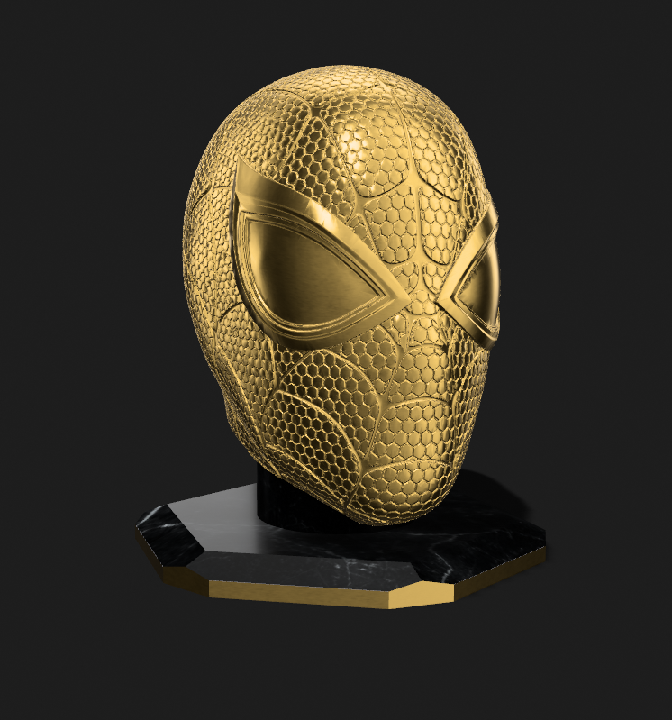 ps4 homme araignée casque titulaire soutien 3D print model - Mito3D