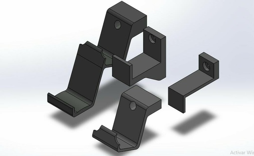 ps4 wall brackets mountable supports 3d print model - Mito3D