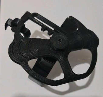 ps5 bolted steering wheel v1 3d print model - Mito3D