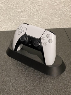 ps5 controller stand playstation sony elegant 3d print model - Mito3D