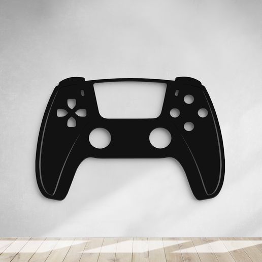 ps5 controller wall decoration play station 5 art key ring charm pendant sony 3D print model - Mito3D
