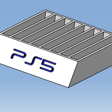 ps5 oyun vakalar depolama video kutuları ayakta durmak istasyonu oyunlar oyunu oyuncu Kutu örtmek kılıf gamecover gelecek nesil durum 3d print model - Mito3D