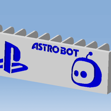 ps5 jogos casos armazenamento Projeto astro bot vídeo ficar pé robô caso bainha playstation ps4 ps3 ps2 3d print model - Mito3D