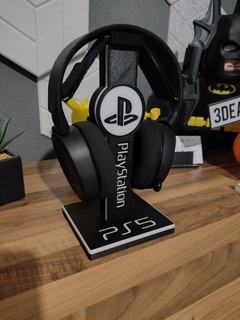 ps5 casque supporter playstation ps4 ps 3d print model - Mito3D