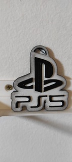 ps5 keychain playstation 3d print model - Mito3D