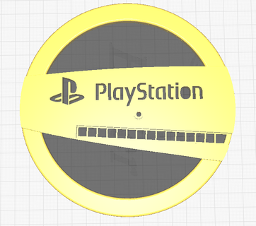 ps5 svelte playstation supporter 3d print model - Mito3D