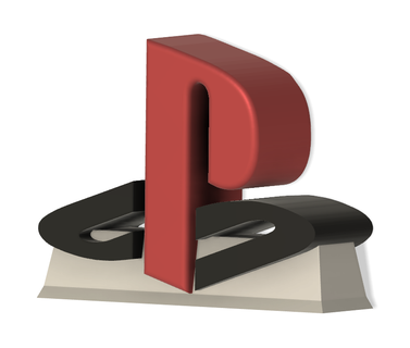 ps Logo Feature ps3 ps4 ps5 Playstation Merkmal Konsole Spiel Dekoration 3d print model - Mito3D