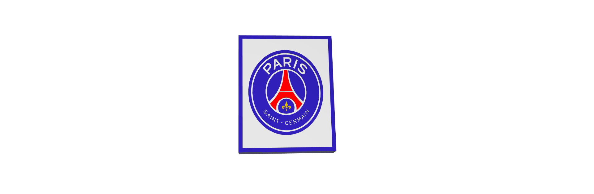 PSG luminária caixa cor multicamada decoração 3D print model - Mito3D