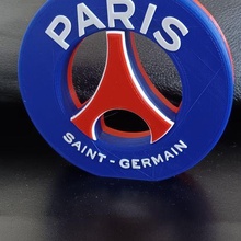 PSG logo foo Mbappé messi neymar fanpsg 3d print model - Mito3D
