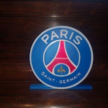 psg Futbol logo Lamba Sanat Led impression3d topper yan sarmalayıcı x2 3d print model - Mito3D