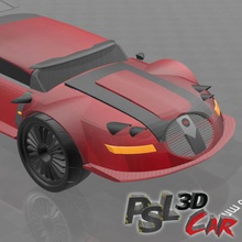 psl 3d auto n3 mediana gioco veicolo a motore sportive di lusso supercar perché giocattolo 3d print model - Mito3D