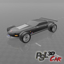 psl carro 3d n1 esporte de luxo jogo desportivo supercarro do veículo pois atleta 3d print model - Mito3D