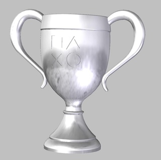 psn trophy trophie playstation 3d print model - Mito3D