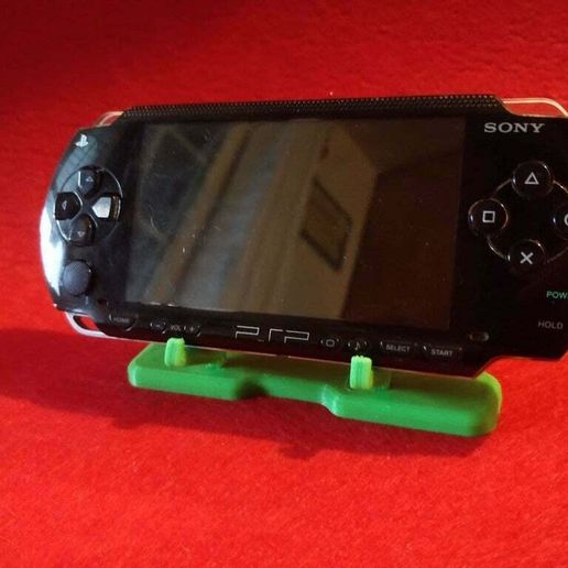 psp Fett Stand Konsole Spiel Halter Unterstützung Sony Videospiele 3D print model - Mito3D