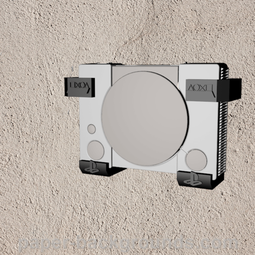 psx wall mount various playstation 1 sony ps1 3D print model - Mito3D