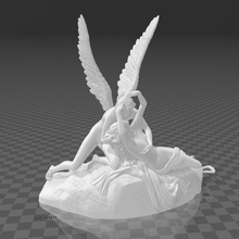 ruh canlandırılmış aşk tanrısı Sanat şekil vermek Louvre Aşk heykel 3d print model - Mito3D