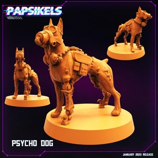 psycho dog mask wasteland k9 3d print model - Mito3D