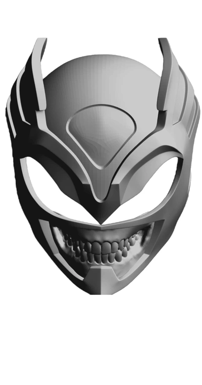 psychopathe ranger casque puissance rangers cosplay masque costume armure 3d print model - Mito3D