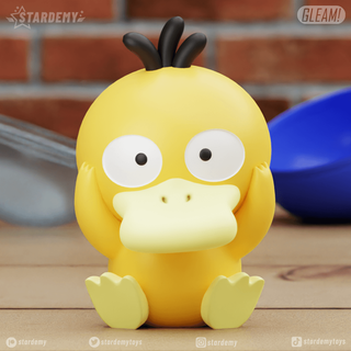 psyduck 2 different models chibi cute print place pokemon water misty funny home decor 3dprint 3dmodel nendoroid 3d print model - Mito3D
