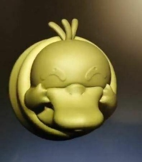 psyduck ear expander pokemon arito earplug 3d print model - Mito3D