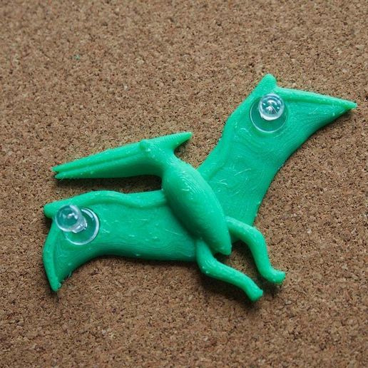 pteranodon - push pin dinosaur animals 3D print model - Mito3D
