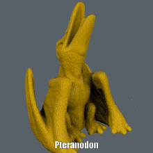 pteranodon easy print no support art pteranodon supportless sculpture model figure dinosaur dino cartoon baby animal