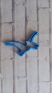 ptérodactyle Coupe silhouette dinosaure marqueur timbre coupeur biscuit 3d print model - Mito3D