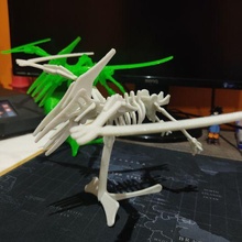 pterodaktilus iskelet 3d yazıcı skylander 3d print model - Mito3D