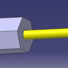 ptfe-Schnitt-Rohr-extruder heatcore unibody-prusa hephestos bq tool 3d-drucken 3d print model - Mito3D
