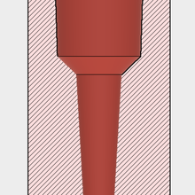 ptfe tappo della provetta filamento di cattura strumento Stampante 3d accessori tubo fusion 360 fusion360 archiviazione dyi cap 3d print model - Mito3D