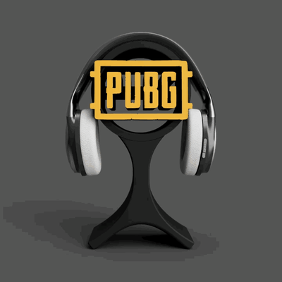 pubg headset stand gadget ps playstation xbox kopfhörer headsets spiel spieler gaming audio klang musik 3d print model - Mito3D