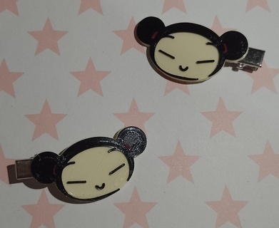 pucca charms said keychain earrings 3d print model - Mito3D
